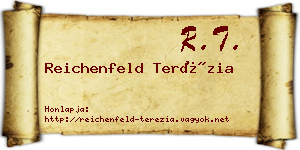 Reichenfeld Terézia névjegykártya